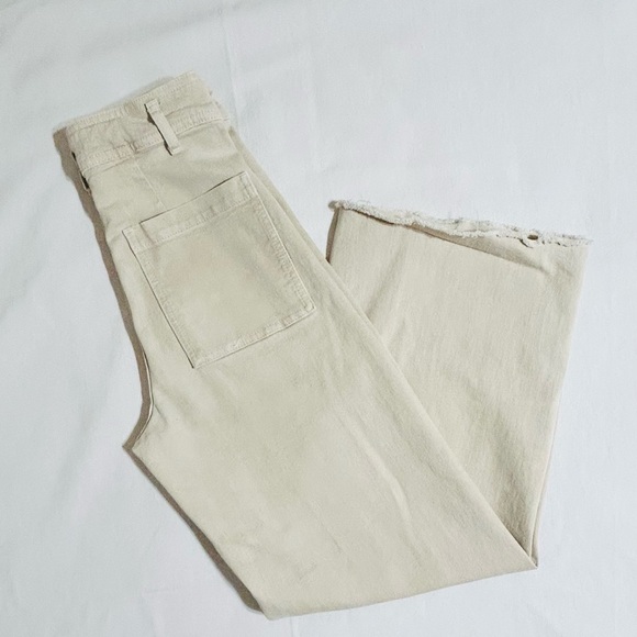 Zara Wide-Leg High-Rise Corduroy Pant - Picture 6 of 8